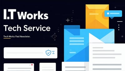 Newsletter signup illustration for I.T. Works Tech Services Newsletter signup illustration for I.T. Works Tech Services